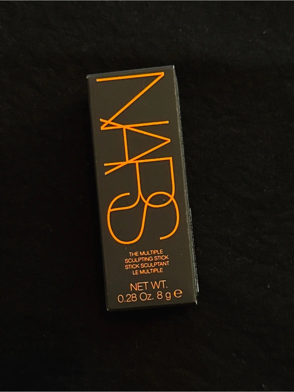 NARS Sculpting Stick Box in Black with Orange Logo